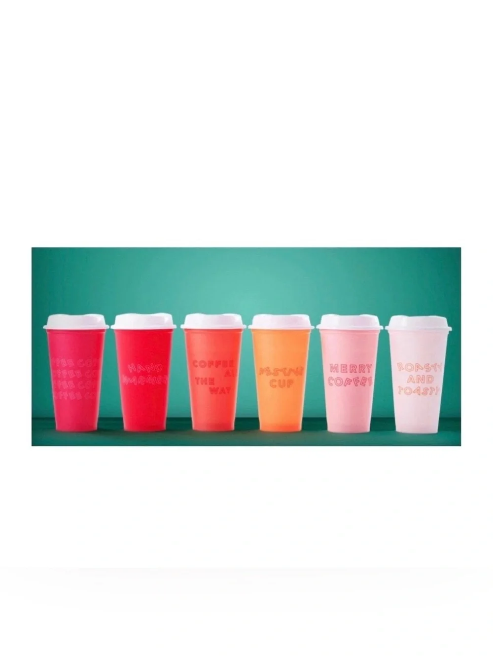 Starbucks Holiday 2019 Reusable Hot Cups